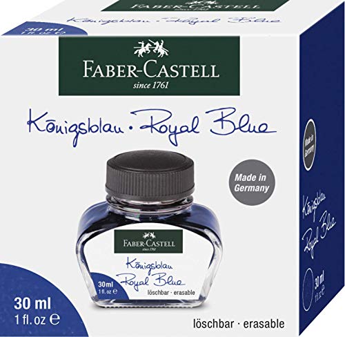 Faber-Castell - Vaso de tinta, color azul cobalto Tintenglas 30 ml