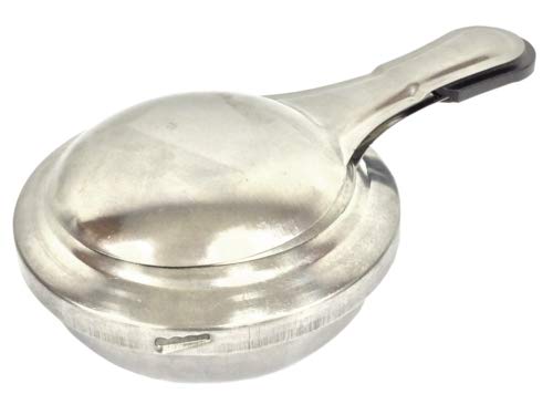 Fackelmann FM Professional 21827 Quemador de Alcohol, Quemador de Alcohol para Fondue, Quemador de Alcohol Helado, Acero Inoxidable, Gris, 15,5 x 9,7 x 4,5 cm