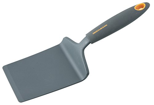 Fackelmann Paleta Lasaña Nylon resistente hasta 220ºC. Gris y naranja. 28x9cm. 1 ud.