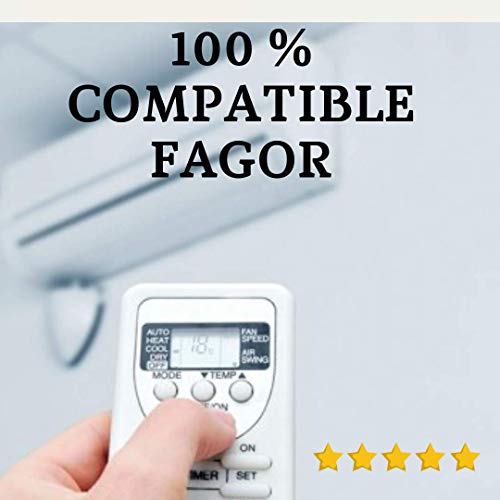 FAGOR - Mando Aire Acondicionado FAGOR - Mando a Distancia Compatible con Aire Acondicionado FAGOR. Entrega en 24-48 Horas. FAGOR MANDO COMPATIBLE.