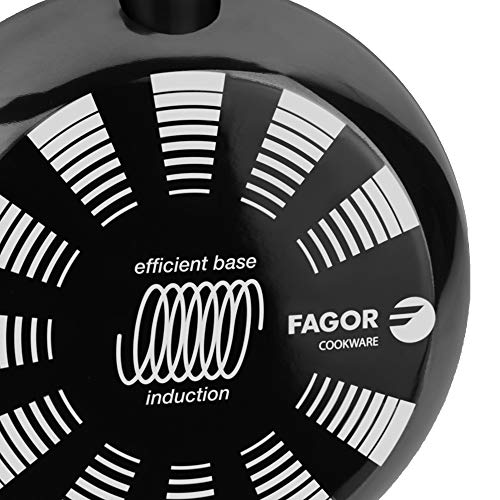 Fagor SARTEN INDUTHERM. Sartén Antiadherente Doble Capa, Acero esmaltado de 1,5mm de Espesor, 5 Capas de Recubrimiento, Compatible con Toda Clase de Cocina, inducción. Apta lavavajillas (20+24+28)