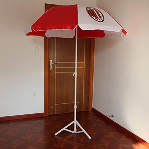 Fangteke Base Sombrilla, Soporte Parasol de Metal Plegable Soporte de Anclaje de Paraguas Fuerte Resistencia al Viento, Orificio Central Ajustable, Fácil de Montar y Simple de Ajustar