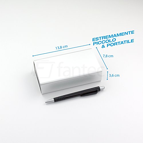 Fantec MobiRAID X2 - Carcasa para Disco Duro SSD 2.5" (SATA I/II/III, Modo Raid 0, 1, JBOD, USB 3.0, UASP), Color Plata