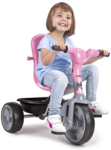 FEBER - Baby Plus Music Pink, Triciclo Rosa para niños y niñas de 9 Meses a 3 años (Famosa 800012132)