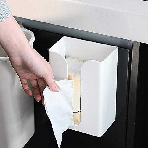 Festnight - Dispensador de toallas de papel para pared, no necesita taladrar, dispensador de papel higiénico