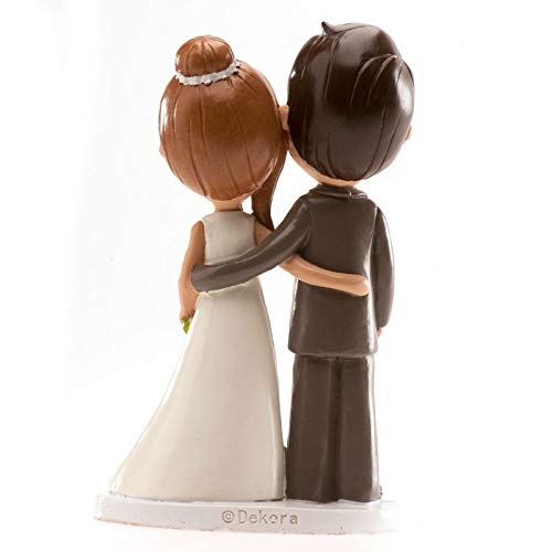 Figura boda PERSONALIZADA novios tarta figuras GRABADAS barba