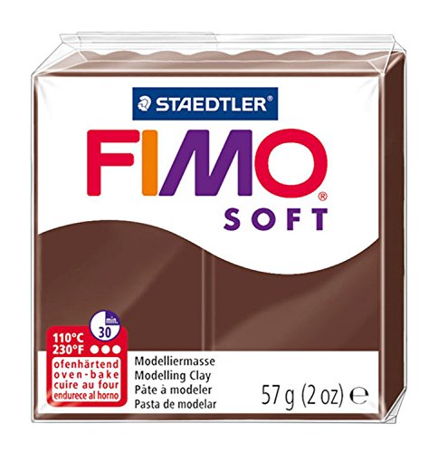 FIMO 8020 - Pasta de modelar, color chocolate, 56 gr