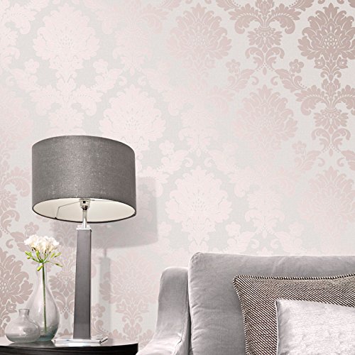 Fine Décor FD42204 Damasco, oro rosa