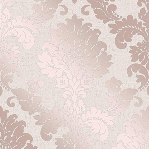 Fine Décor FD42204 Damasco, oro rosa