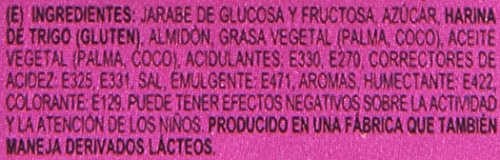 Fini - Cuerdas Cereza - Geles dulces - Envase con 70 unidades en su interior