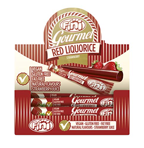 Fini Gourmet Red Liquorice Regaliz Fresa 32 ud