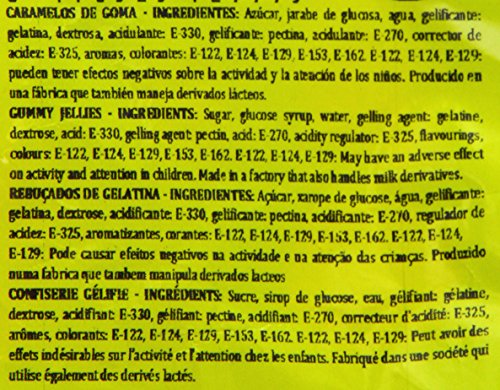 Fini - Moras grano, caramelo de goma, 1 kg