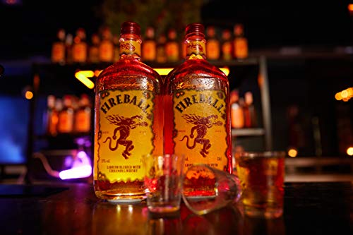 Fireball Cinnamon Whisky - botella de Licor de Whisky infusionado con canela - 700ml