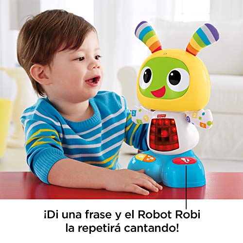 Fisher-Price - Robot Robi - robot de aprendizaje bebé - juguetes educativos - (Mattel CGV50)