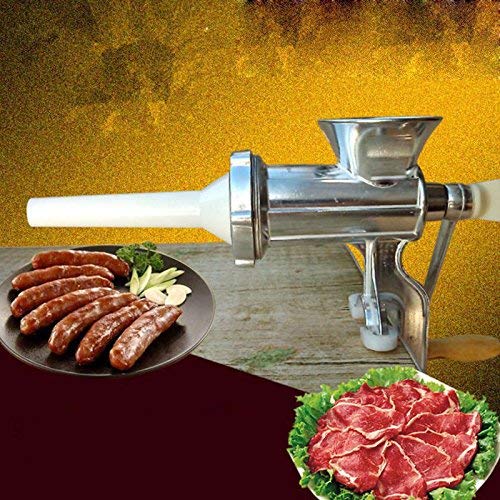 Fishyu Manual Triturador de Carne & Máquina para Hacer Chorizos Triturador de Carne Triturador de Carne Pasta Maker Crank