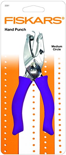 Fiskars Perforadora manual, Para círculos medianos, para diestros y zurdos, 1003817