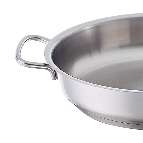 Fissler original-profi collection / sartén de servicio (Ø 32 cm) de acero inoxidable, borde alto, apta para cocinas de inducción, gas, vitrocerámica y eléctricas