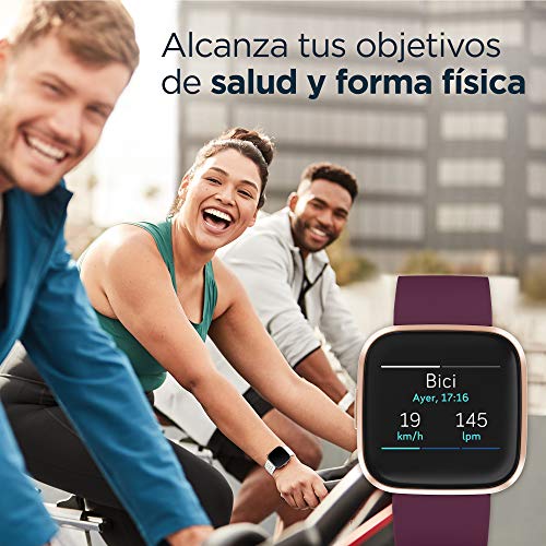 Fitbit Versa 2, el smartwatch que te ayuda a mejorar la salud y la forma física, y que incorpora control por voz, puntuación del sueño y música