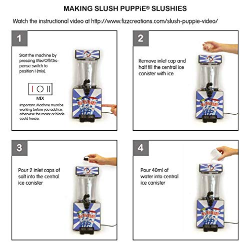 Fizz Creations Slush Puppie Slushie Maker Birthday Party Summer Drinks