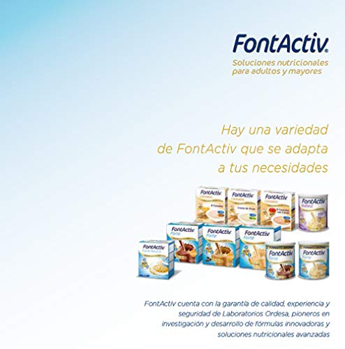Fontactiv Forte Vainilla - 800 gr - Suplemento Nutricional para Adultos y Mayores - 30 grs 1 o 2 veces al día