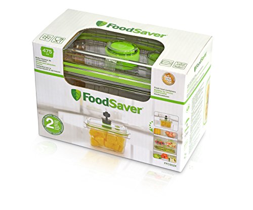 Foodsaver FFC002X - Recipiente para envasar al vacío, 475 ml