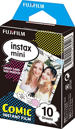 Fujifilm Instax Mini - Película fotográfica, Cómic, Pack 10 películas