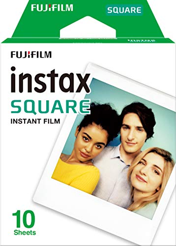 Fujifilm Instax Square - Pack de 10 fotografías, color blanco
