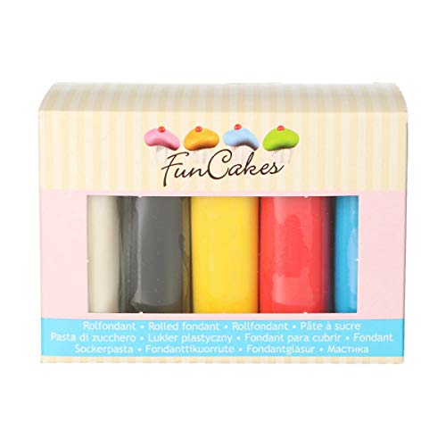 FunCakes Fondant Multipack Palette 5x100g (Primarios)