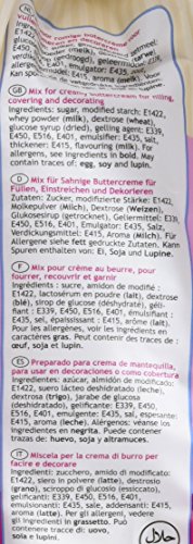FunCakes Preparado Crema de Mantequilla Buttercream, Sabor Mantequilla, 1k, Halal, FC76161