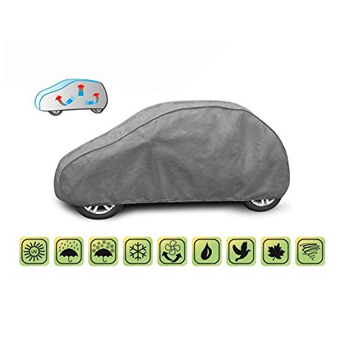 Funda Coche L Sedan y Coupé Mediano, Impermeable y Transpirable (4,25-4,70 Metros)