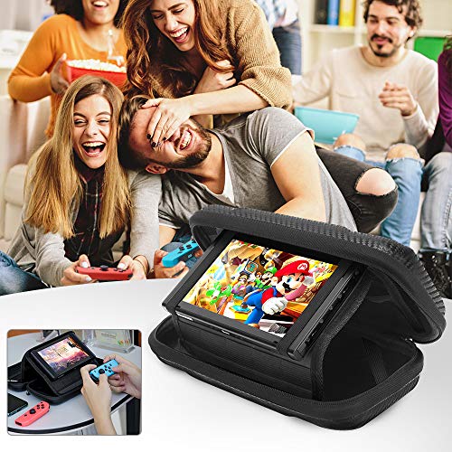 Funda para Nintendo Switch, Accesorios para Nintendo Switch, Carcasa de Protección Rigid Anti-Choques/Arañazo Llevar la 15 Juegos Adaptador Consola Cable Otros Accesorios Nintendo Switch Viaje Case