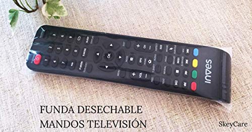 Fundas Mando Televisión | Pack 8 Unidades | Fundas Mandos a Distancia | Fundas Protectoras Mandos | Fundas Mando | Medidas Funda 28 x 14 cm | Válido Mandos Máximo Tamaño 22,5 cm x 5 cm x 2 cm