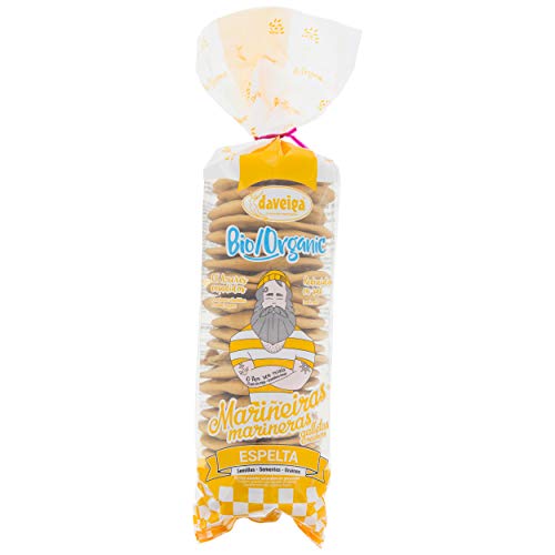 Galleta Marinera Bio de Harina de Espelta y Aceite de Oliva Extra Virgen. Sin azúcares añadidos.