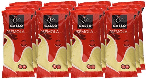 Gallo Semola - Semola De Trigo, 250 g - [Pack de 12]