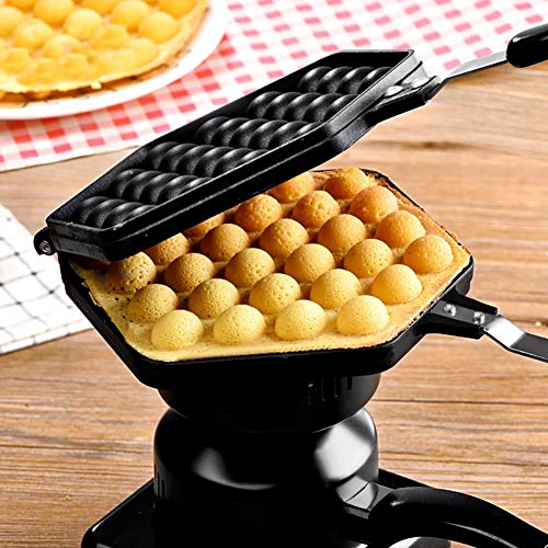 Ganmaov Gofrera Máquina Bubble Waffle Maker Antiadherente Huevo Burbuja Pastel De La Hornada Placa De Molde Que Iron Griddle Cocina para Hornear Máquina