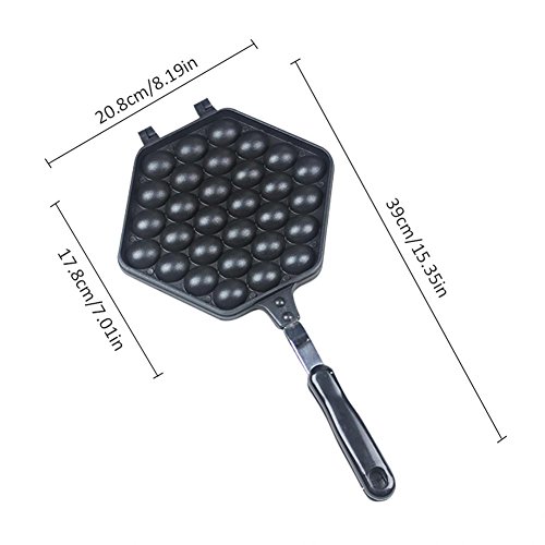 Ganmaov Gofrera Máquina Bubble Waffle Maker Antiadherente Huevo Burbuja Pastel De La Hornada Placa De Molde Que Iron Griddle Cocina para Hornear Máquina