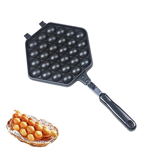 Ganmaov Gofrera Máquina Bubble Waffle Maker Antiadherente Huevo Burbuja Pastel De La Hornada Placa De Molde Que Iron Griddle Cocina para Hornear Máquina