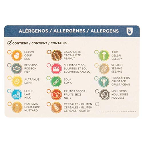 García de Pou 224.16 Etiquetas Adhesivas Alérgenos En Rollo 7,5X5 Cm Papel (pack de 500)