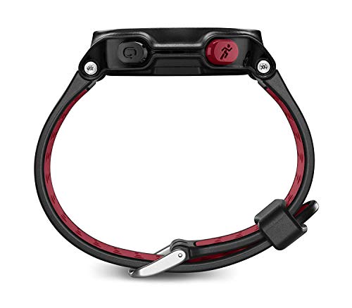 Garmin Forerunner 235 - Reloj con pulsómetro en la muñeca, unisex, color negro y rojo, talla única