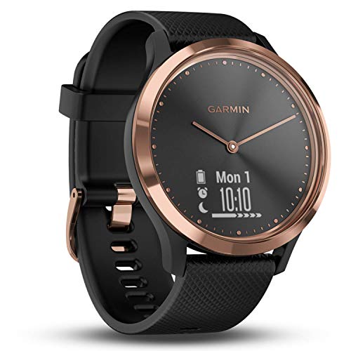 Garmin Vívomove HR Smartwatch, Adultos Unisex, Beige/Negro, Talla Única