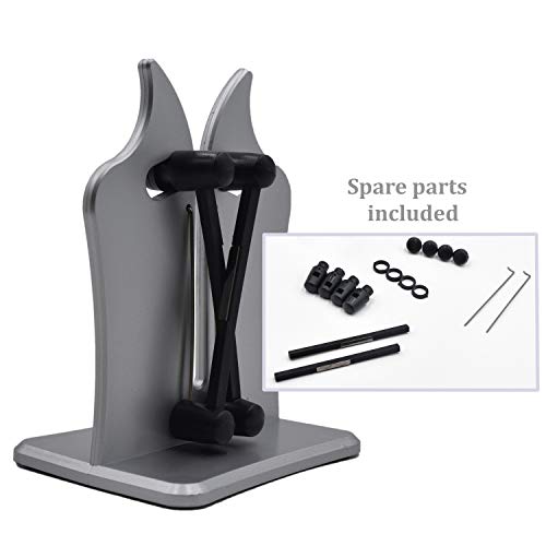 Garr Solution Nuevo 2020 Afilador De Cuchillos De Cocina Best Knife Sharpener Afilador De Cuchillo Con Juego De Repuestos Gratis Piedra In Tungsteno Afilador Arcos Cuchillos afilar cuchillo