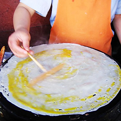 Gazichta - Juego de 2 moldes de madera en forma de T para hacer crepes, pancakes, bateadoras, distribuidores de masa y herramientas de cocina