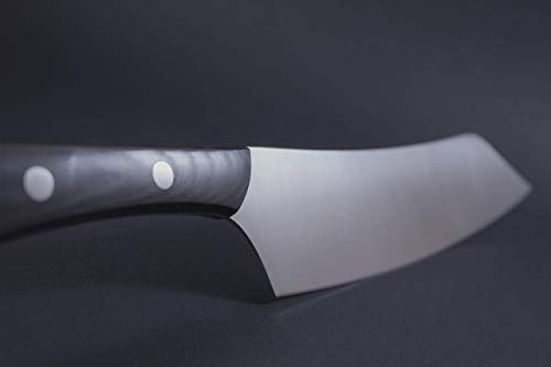 GC Enrique García Cuchillo Cocinero Japonés Kiritsuke de 20 cm con Mango de Micarta Negra Acero X50CrMoV15