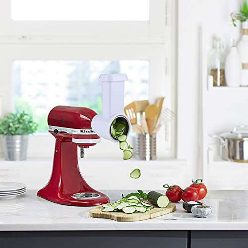 Gdrtwwh - Trituradora de trituradora para mezclador de soporte KitchenAid, cortador de queso rallador de verduras