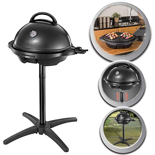 George Foreman - Grill, Barbacoa (Parrilla Eléctrica, 2400 W, Negro, 15 Raciones, Interior y Exterior) - ref. 22460-56