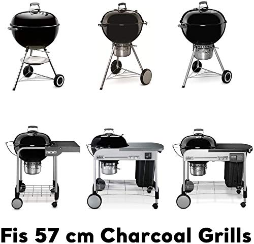 GFTIME BBQ Rejilla Parrilla Piezas de Repuesto Barbacoa Gas Niquelado Asado Accesorios para Weber 8835, se Ajustan a Las Parrillas de carbón Parrilla Barbacoa de 57 cm (8836 Parrilla de Cocina)