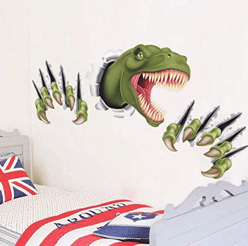 Gosunfly 3D Dinosaurio Pared Pared Del Dormitorio Pegatinas Adhesivos Murales De Comercio Exterior 30CM*90CM.