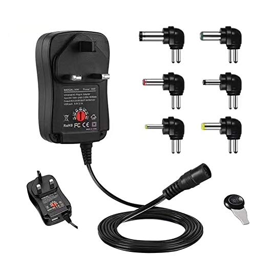 GPFDM 30W Universal 3V 4.5V 5V 6V 7.5V 9V 12V AC DC Adaptador Fuente De Alimentación para Dispositivos Electrónicos Domésticos Enrutador Altavoz Teléfono Inteligente Tableta Cámara