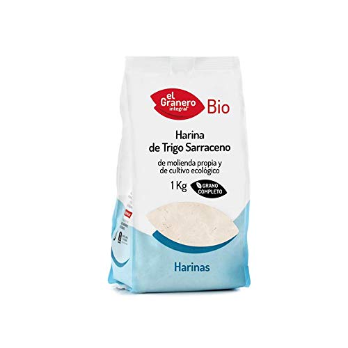 GRANERO HARINA DE Trigo SARRACENO Bio 1 Kg, Negro, Estandar