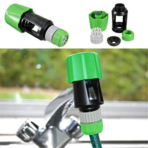 Grifo de Agua Universal para Adaptador de Conector de Manguera de Jardín Conectores de Montaje Rápido Mezclador Adaptador de Grifo de Baño de Cocina Interior Al Aire Libre